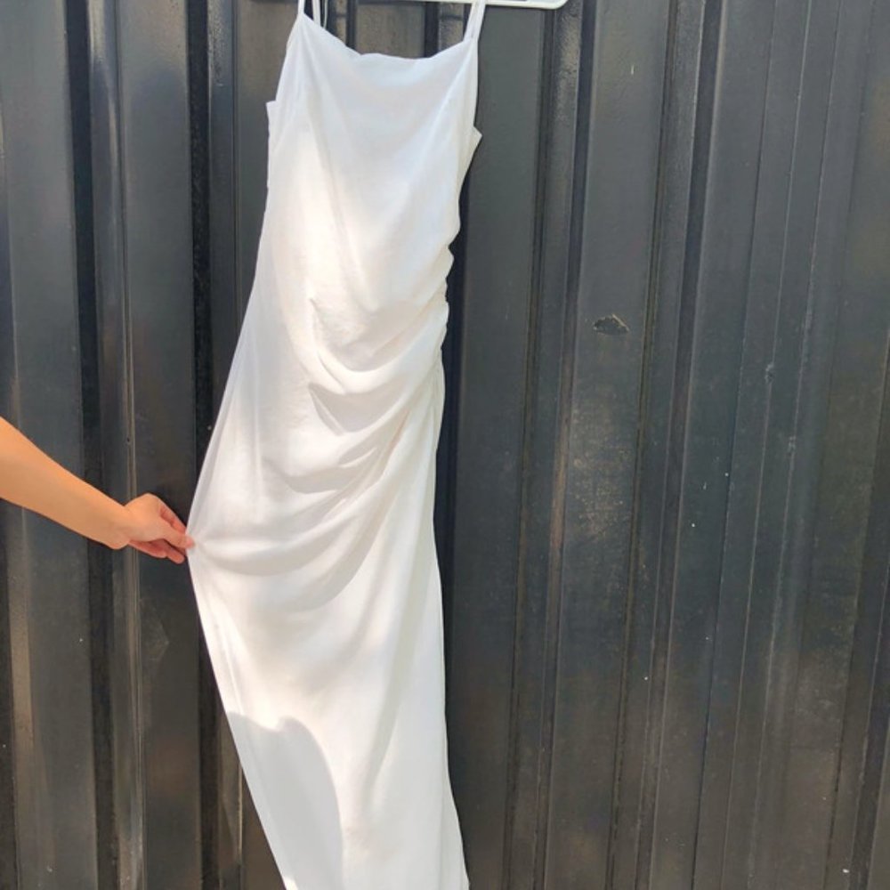 White long dress